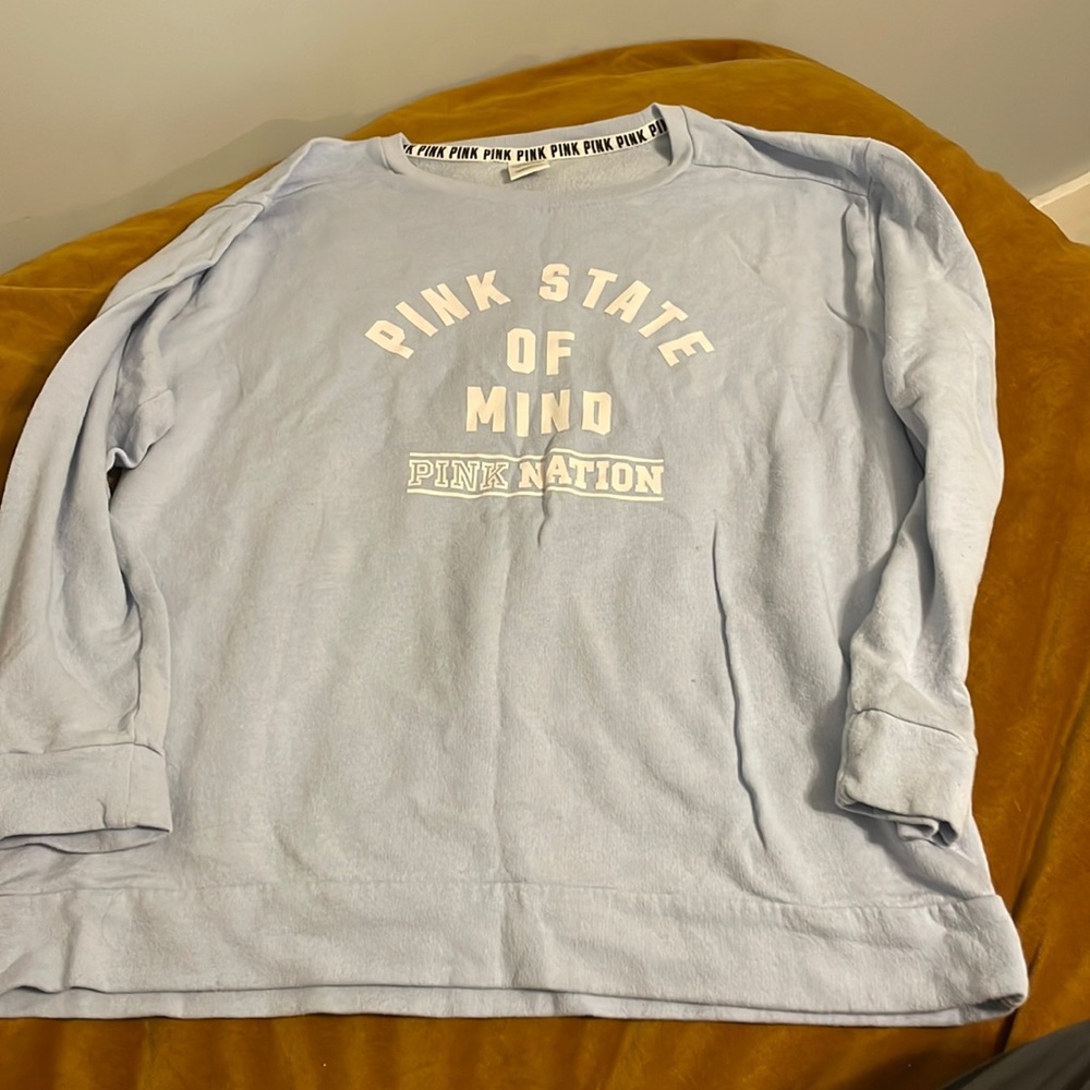 Pink crew neck